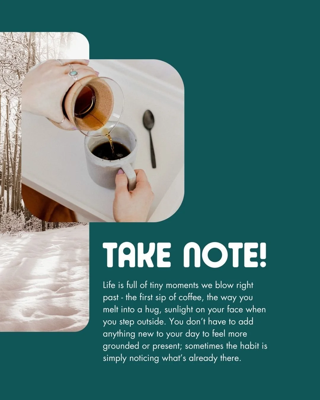 These little slices of pleasure are quiet, quick, and easy to miss&hellip; but when you pay attention, they can shift your whole mood, your nervous system, &amp; the way you move through your day.

Try catching just one moment like this today. Notice