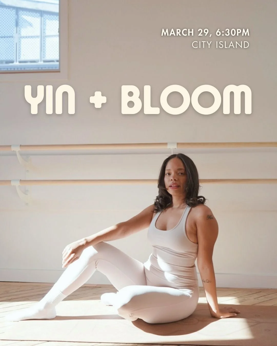 This soulful workshop brings yin yoga, meditation, and guided journaling together with tea/cacao in a ceremony of self-connection. Slow, intentional, and restorative.

A chance to check in with yourself instead of pushing through.

With @mairiblooms
