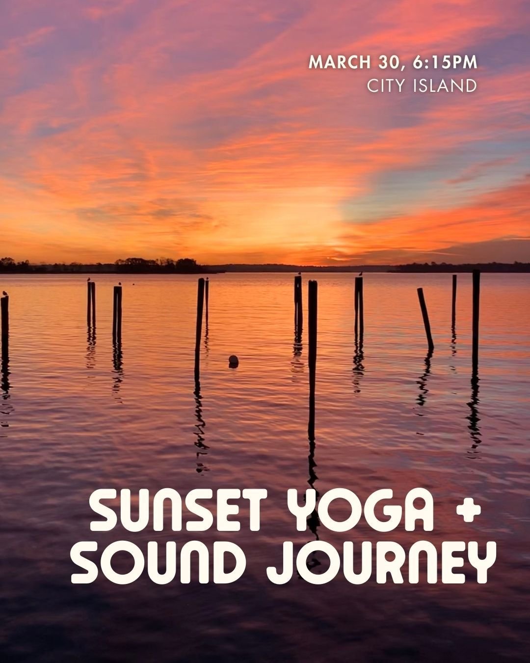 Soft light over the Manhattan skyline, a slow grounding flow &amp; restorative poses with @amy.marini , and the sound of singing bowls and gongs filling the room courtesy of @kathrynpalmieri . It&rsquo;s one of those sessions that engages all the sen