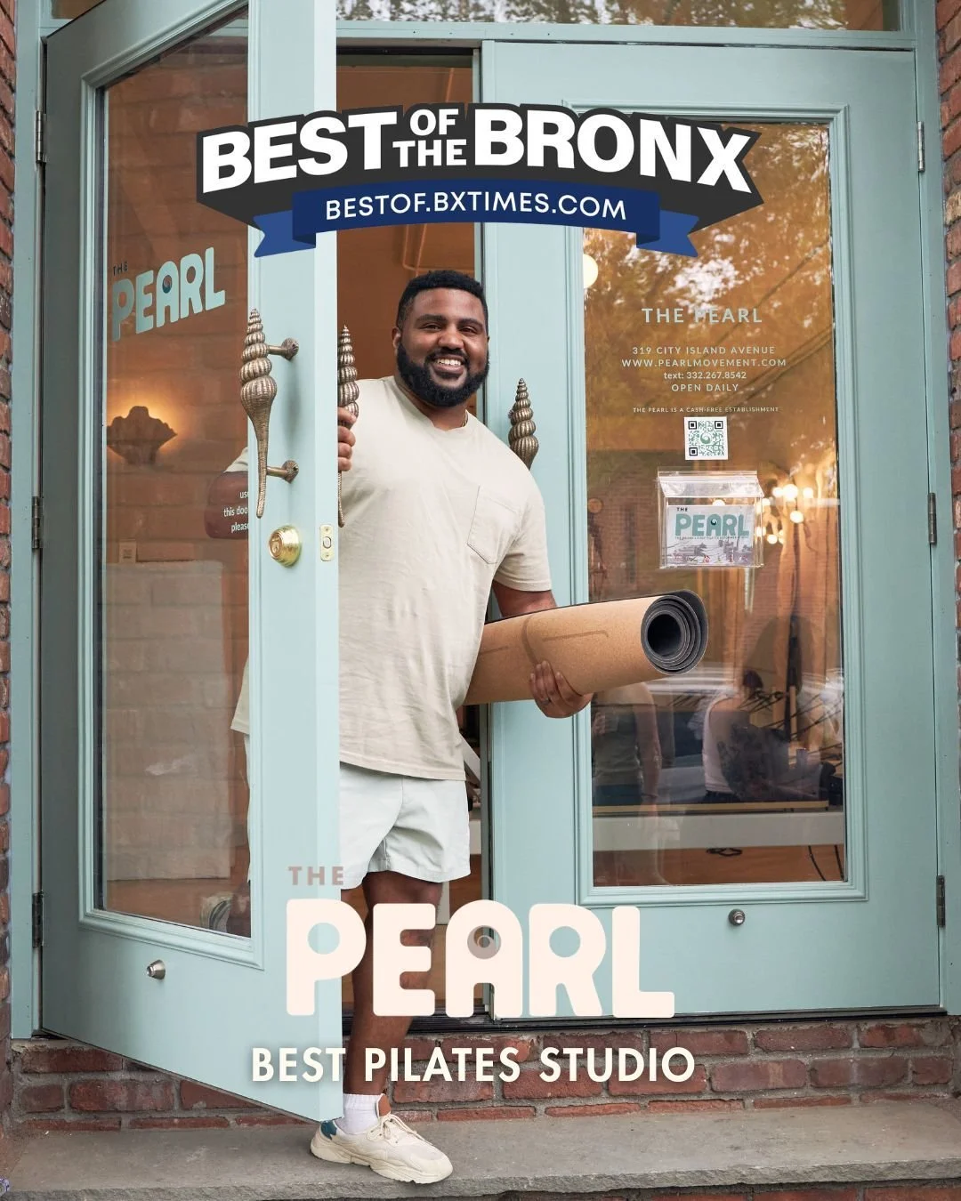 Best Pilates Studio in The Bronx, two years running 🙌💅🫶

Big thank yous to everyone who took the time to vote for us! It means so much coming from people who know this place from the inside.

This one belongs to all of us. Our teachers pour themse