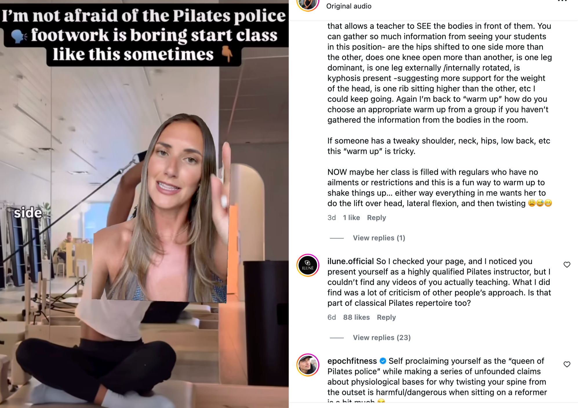 THE PILATES POLICE 🚔