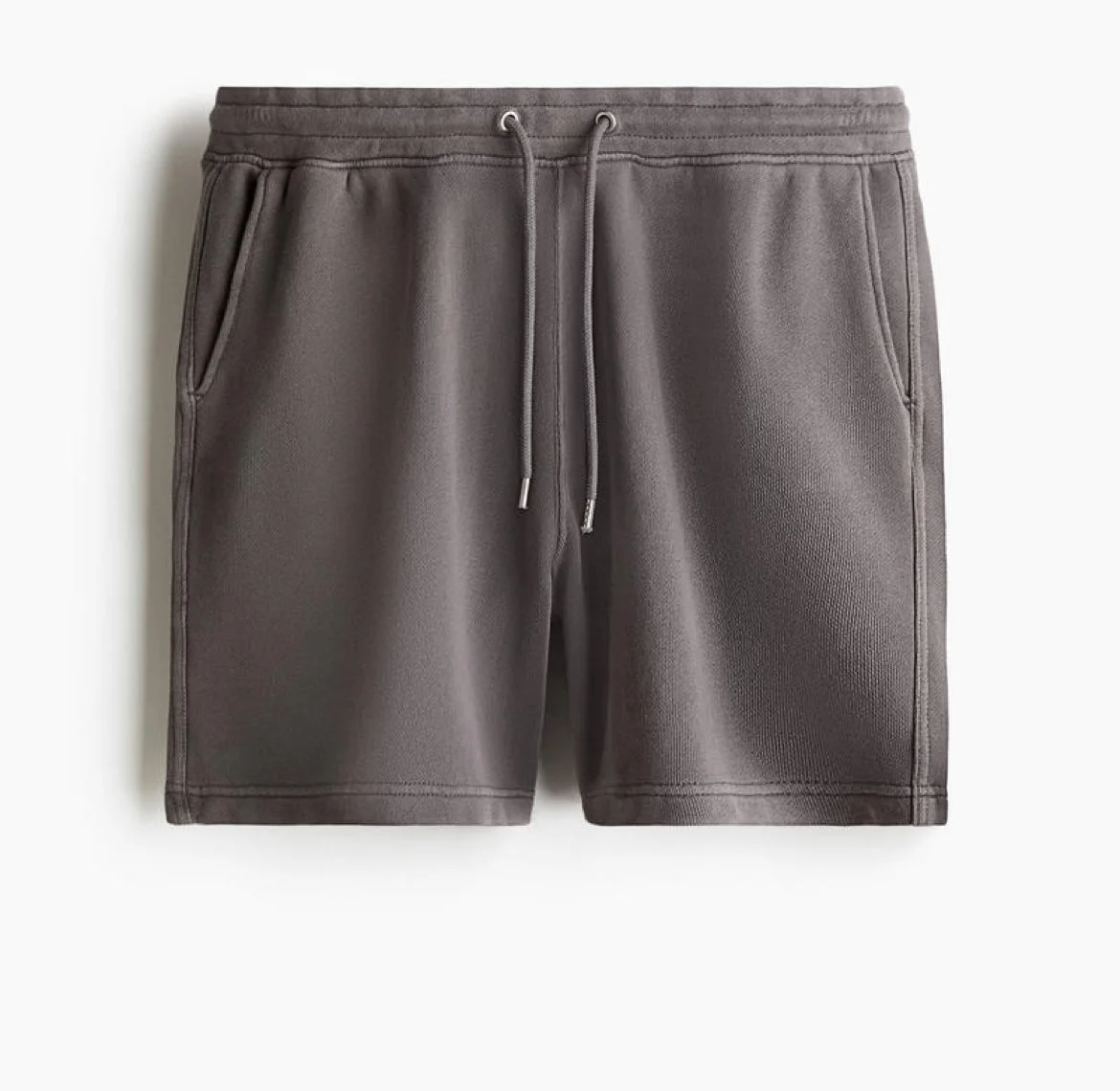Shorts de buzo regular fit gris oscuro de gran calidad H&M