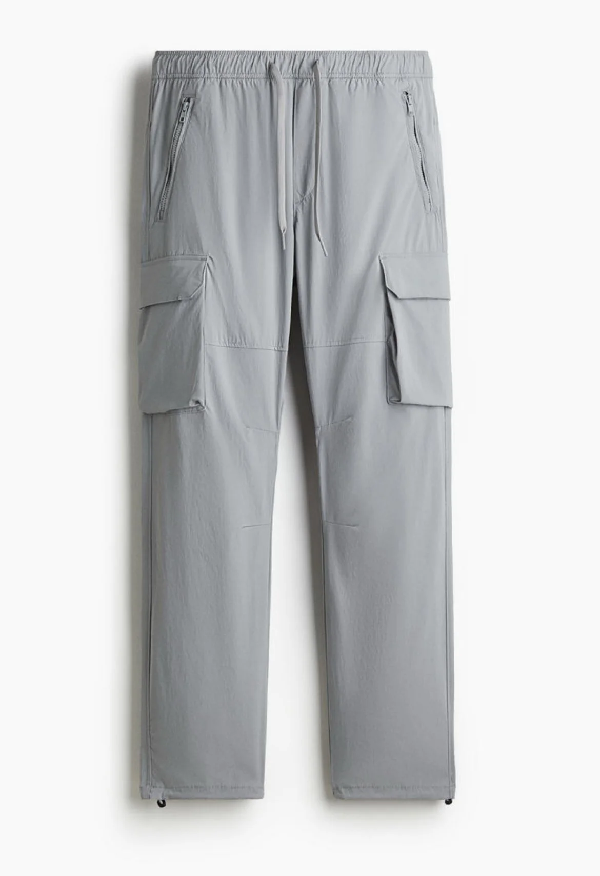 Pantalón cargo nylon gris H&M