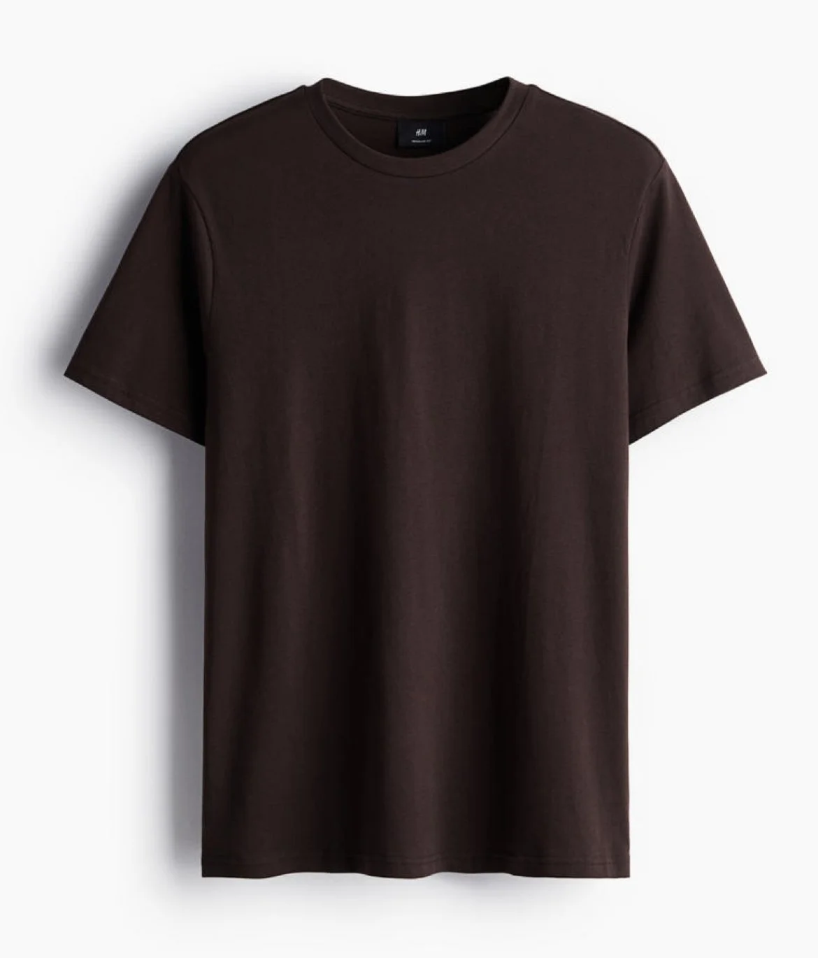 Pulóver regular fit de algodón marrón oscuro H&M