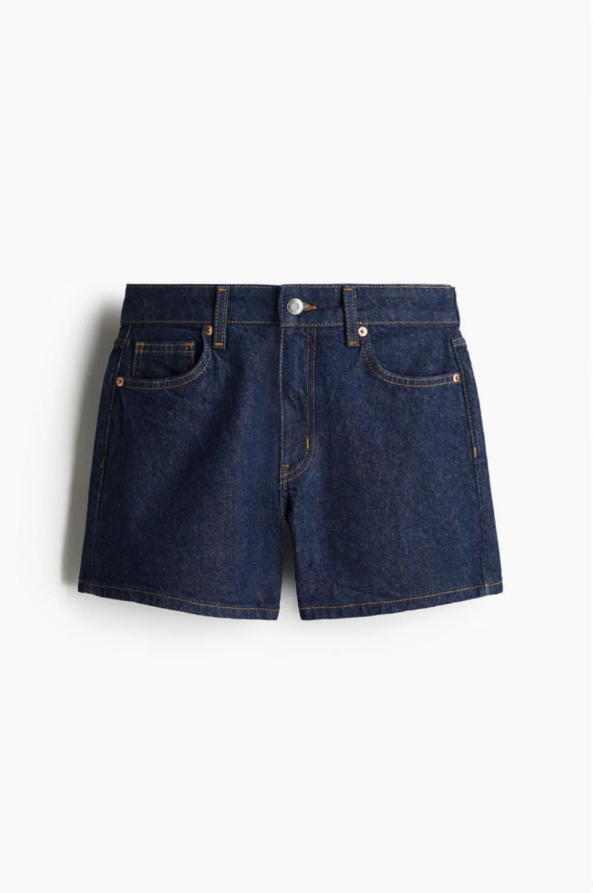 Shorts denim azul oscuro H&M