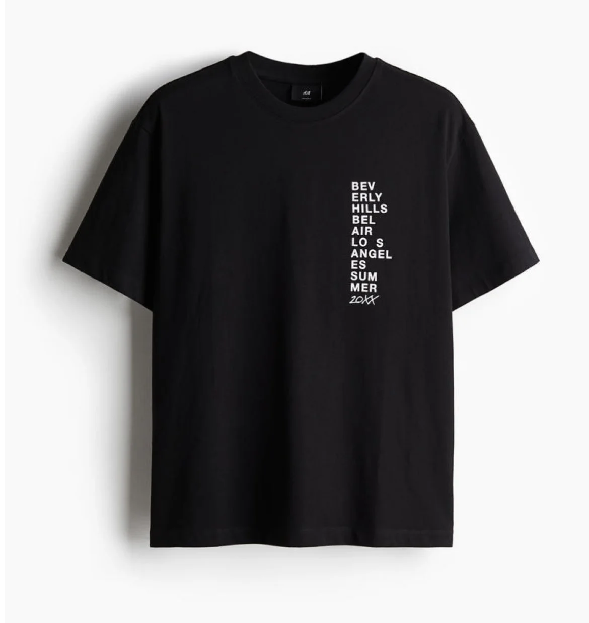 Pulóver con motivo de texto negro/Beverly Hills H&M