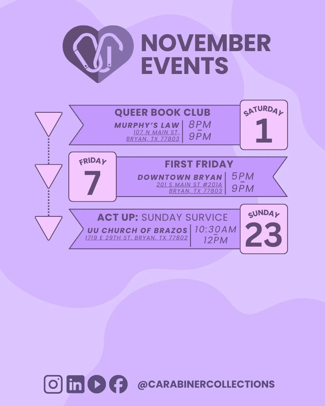 The Book Club went by so fast! Lots of great analysis from our peers for November's theme, 'Family'. 
Stay tuned because we will be at First Friday (11/7) and on Sunday(11/23), we'll be stationed at @brazosuu following Reverend Kiya's Service about @