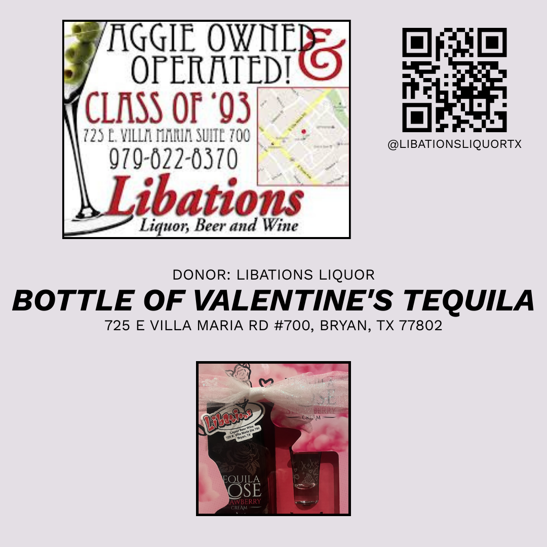Libations Liquor, Bottle of Valentine's Tequila