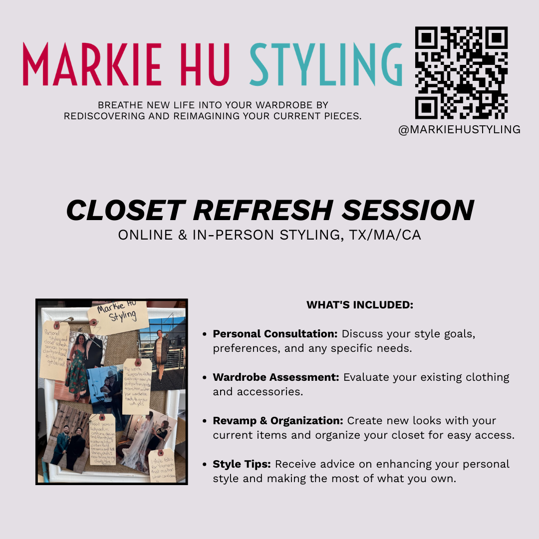 Markie Hu Styling, Closet Refresh Session