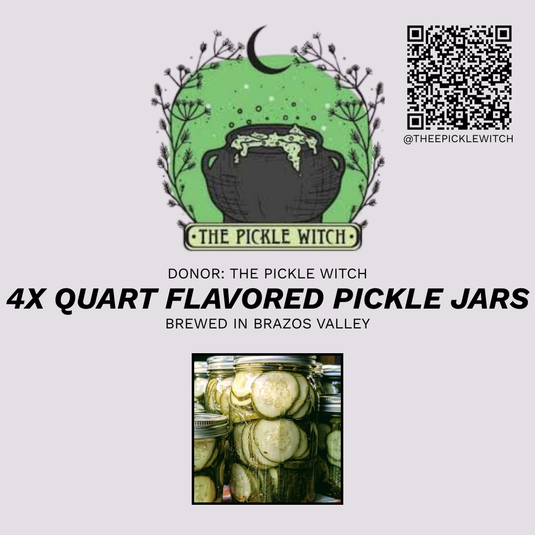 The Pickle Witch, 4x Quart Flavored Pickle jars