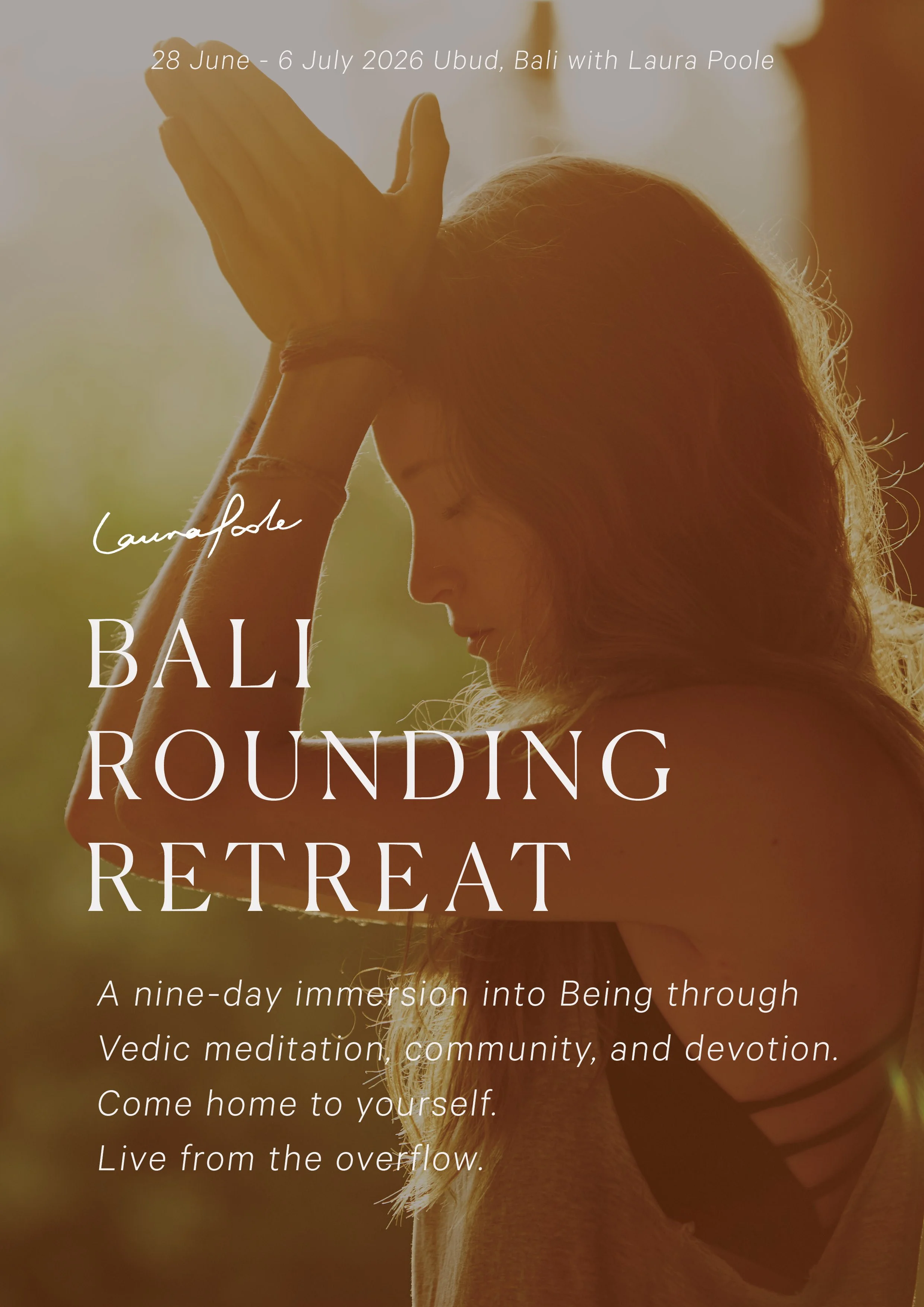 Bali Rounding Retreat with Laura Poole