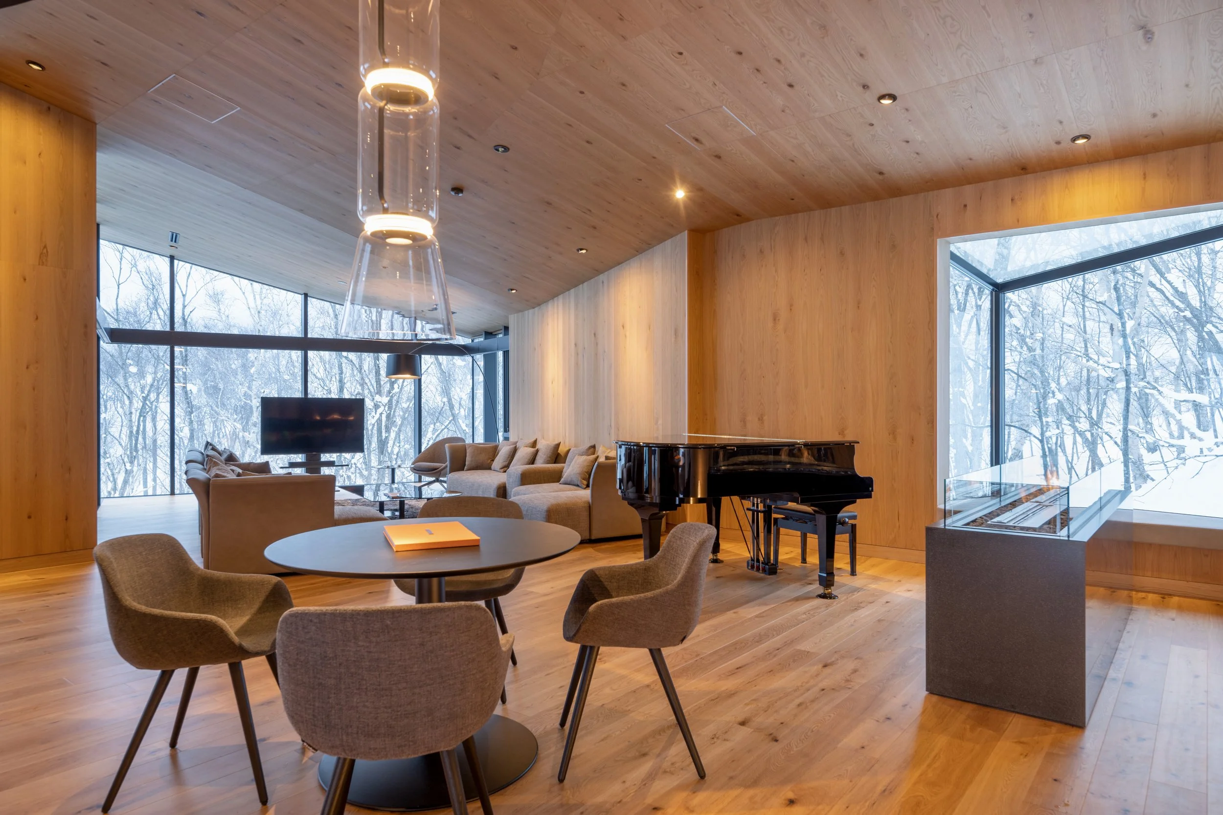 Living Area - Tsubasa Chalet at Hanaridge - Niseko
