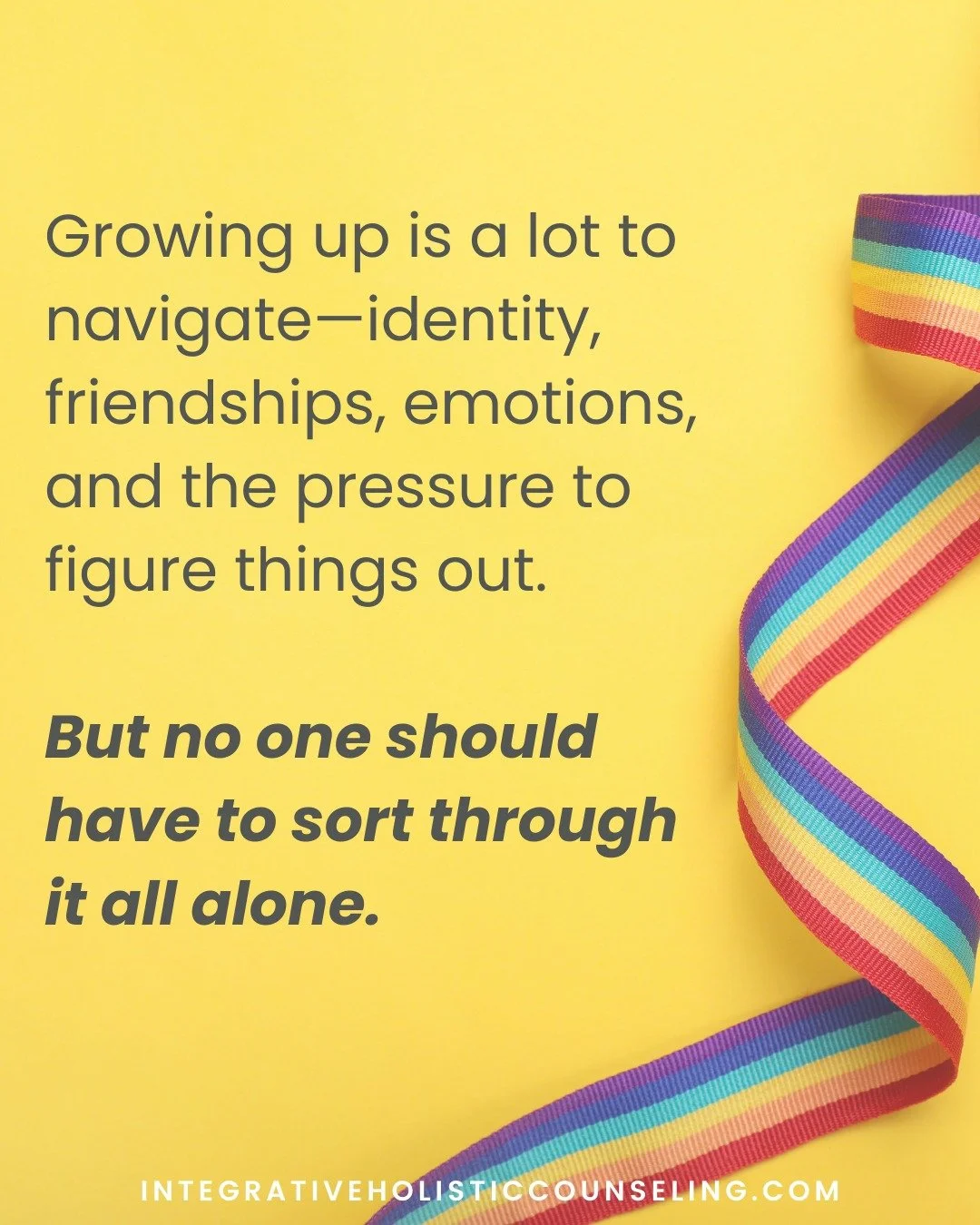 Growing up is a lot to navigate&mdash;identity, friendships, emotions, and the pressure to figure things out. But no one should have to sort through it all alone.

Our Adolescent LGBTQIA+ Support Group (ages 13&ndash;17) is a space where teens can sh