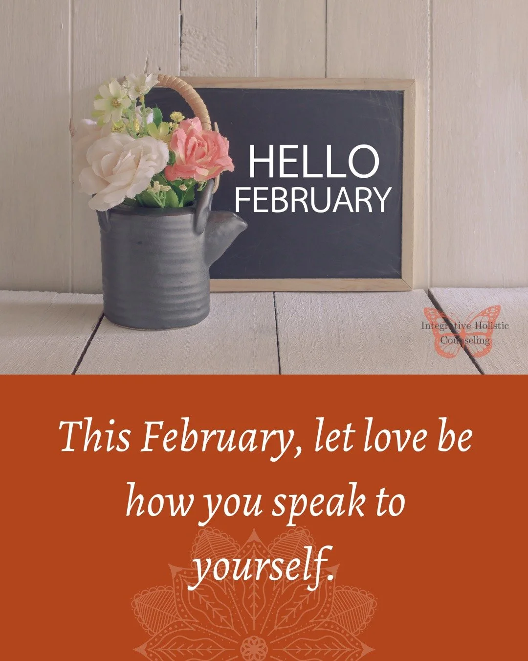 This February, let love be how you speak to yourself.

Let your inner voice be gentle, patient, and kind.
The words you say to yourself shape how you see the world and how you show up in it.

When you choose compassion over criticism and grace over p