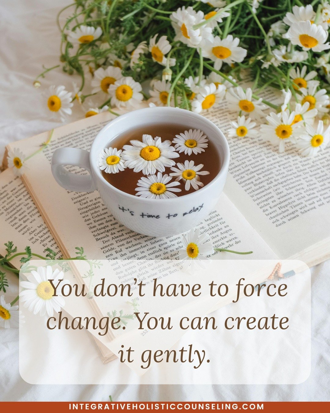 You don&rsquo;t have to force change. You can create it gently. 

Growth doesn&rsquo;t have to come from pressure, panic, or pushing past your limits. Sustainable change is built through small, consistent shifts &mdash; the quiet boundaries, the hone