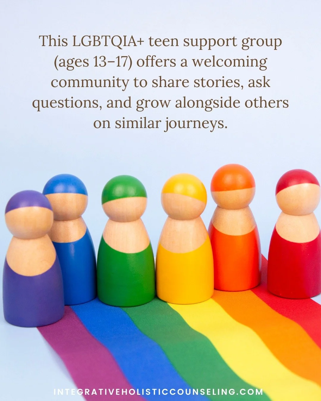 You deserve a space where you can be real, be heard, and be supported. 

This LGBTQIA+ teen group (ages 13&ndash;17) offers a welcoming community to share stories, ask questions, and grow alongside others on similar journeys. Guided by a queer-identi