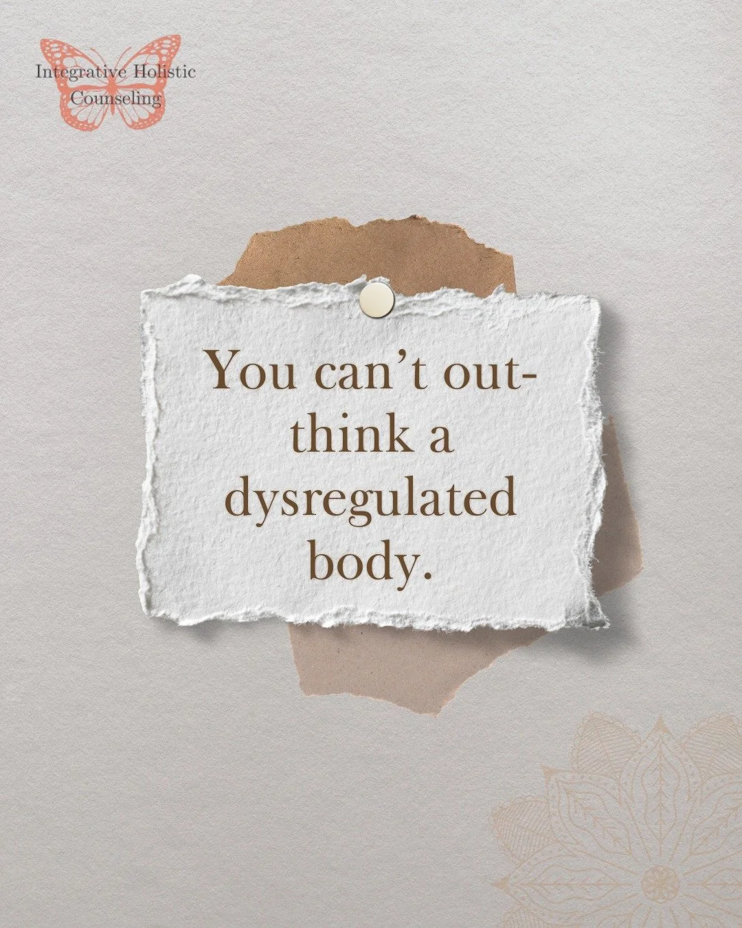Positive mental health habits no one talks about:
&ndash; Eating enough protein
&ndash; Balancing blood sugar
&ndash; Getting sunlight early
&ndash; Walking daily
&ndash; Supporting your nervous system

You can&rsquo;t out-think a dysregulated body.