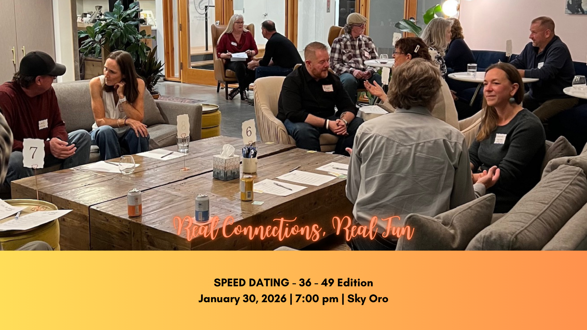 Speed Dating: 36 - 49 Edition