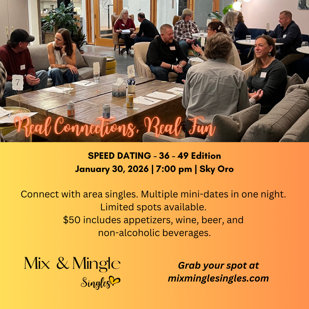 Speed Dating: 36 - 49 Edition - Male Attendee Ticket — Mix & Mingle Singles