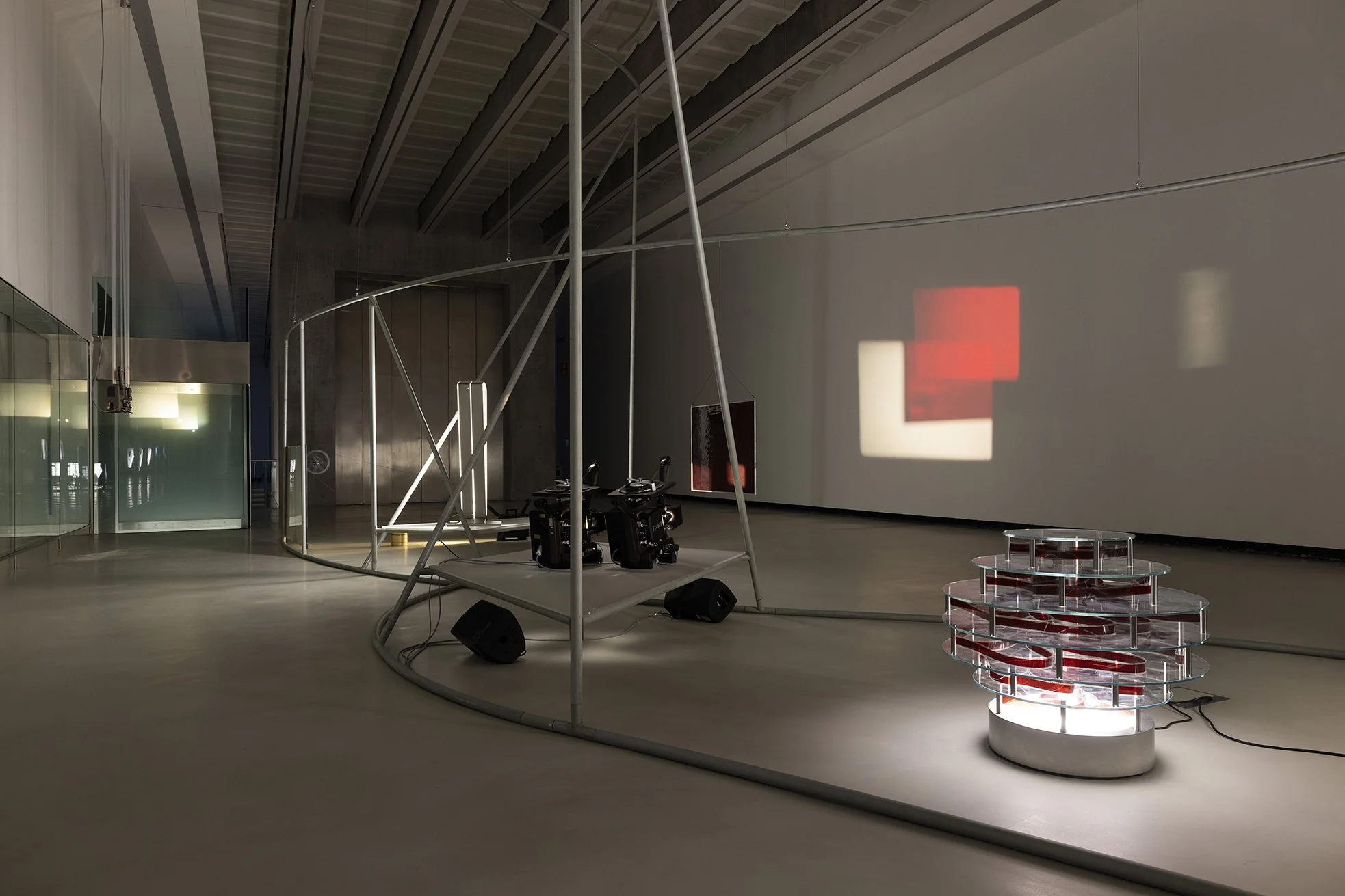 Rosa Barba “Frame Time Open” at MAXXI - Museo nazionale delle arti del XXI secolo, Rome