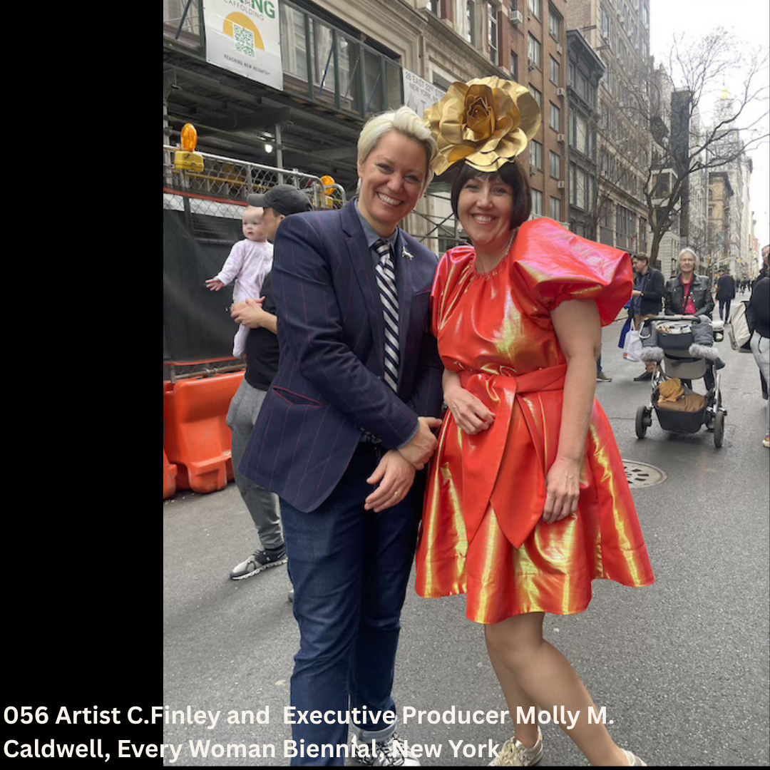 Hot Coffee Conversation with artist C.Finley, Founder, and Molly M. Caldwell,  Executive Director of Every Woman Biennial, New York
