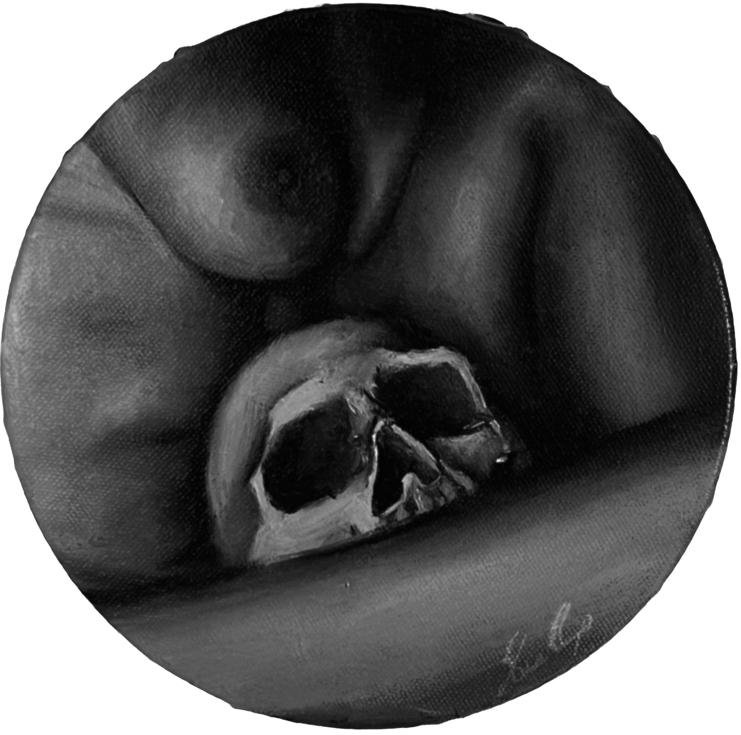 Rebirth, 2026, Oil on stretched canvas - 7.9"