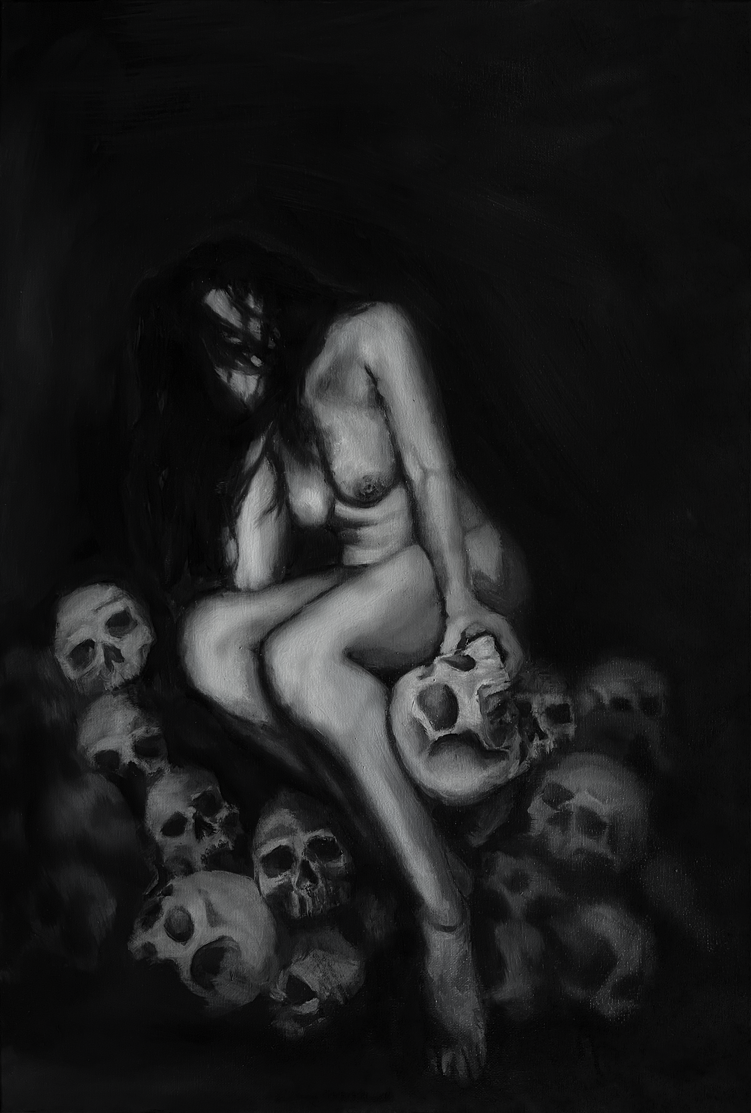 Penitent, 2026, Oil on stretched canvas - 19.6 x 27.5"