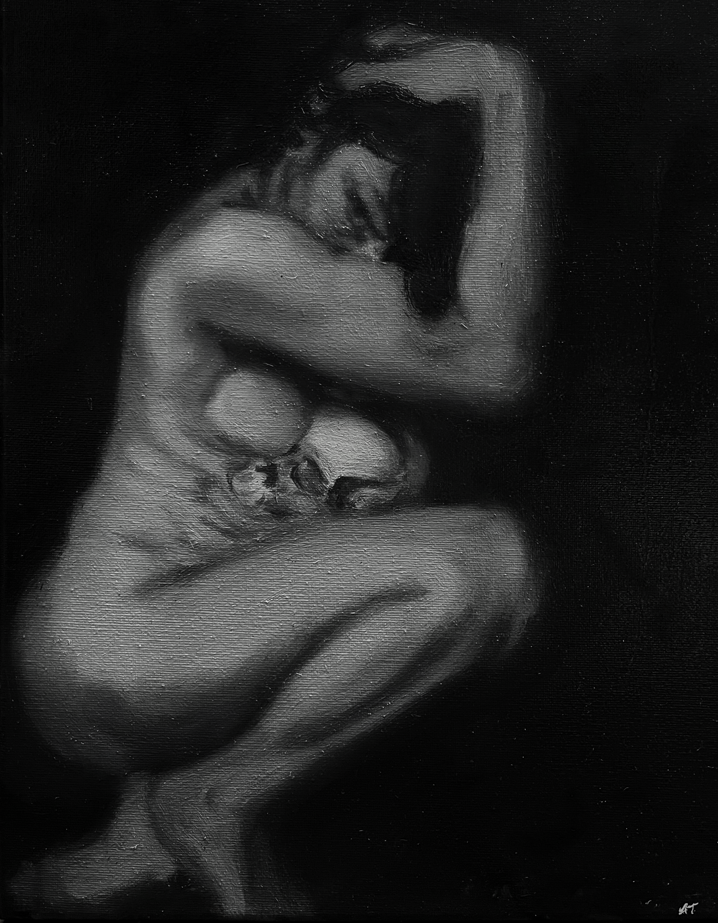Hermit, 2026, Oil on stretched canvas - 11 x 14’"