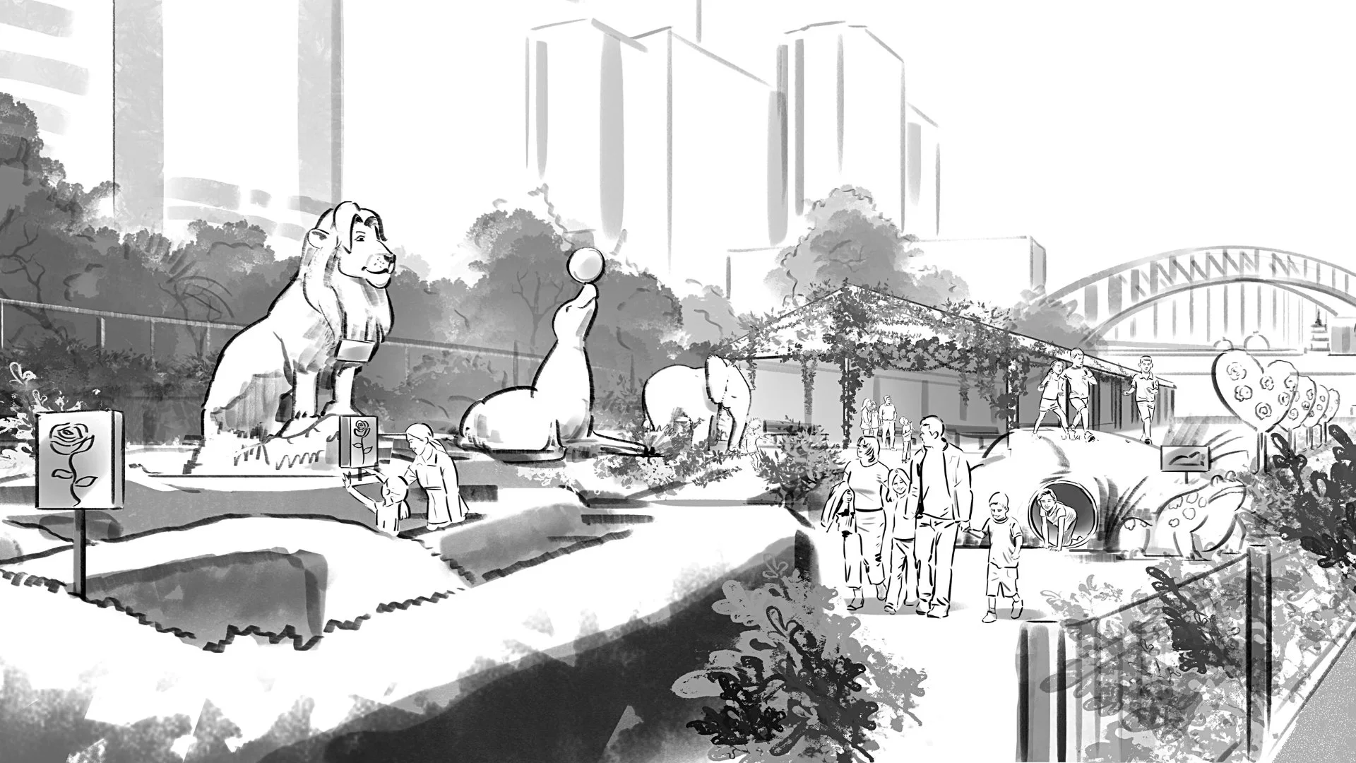 Exhibitions and pop-ups - B/W