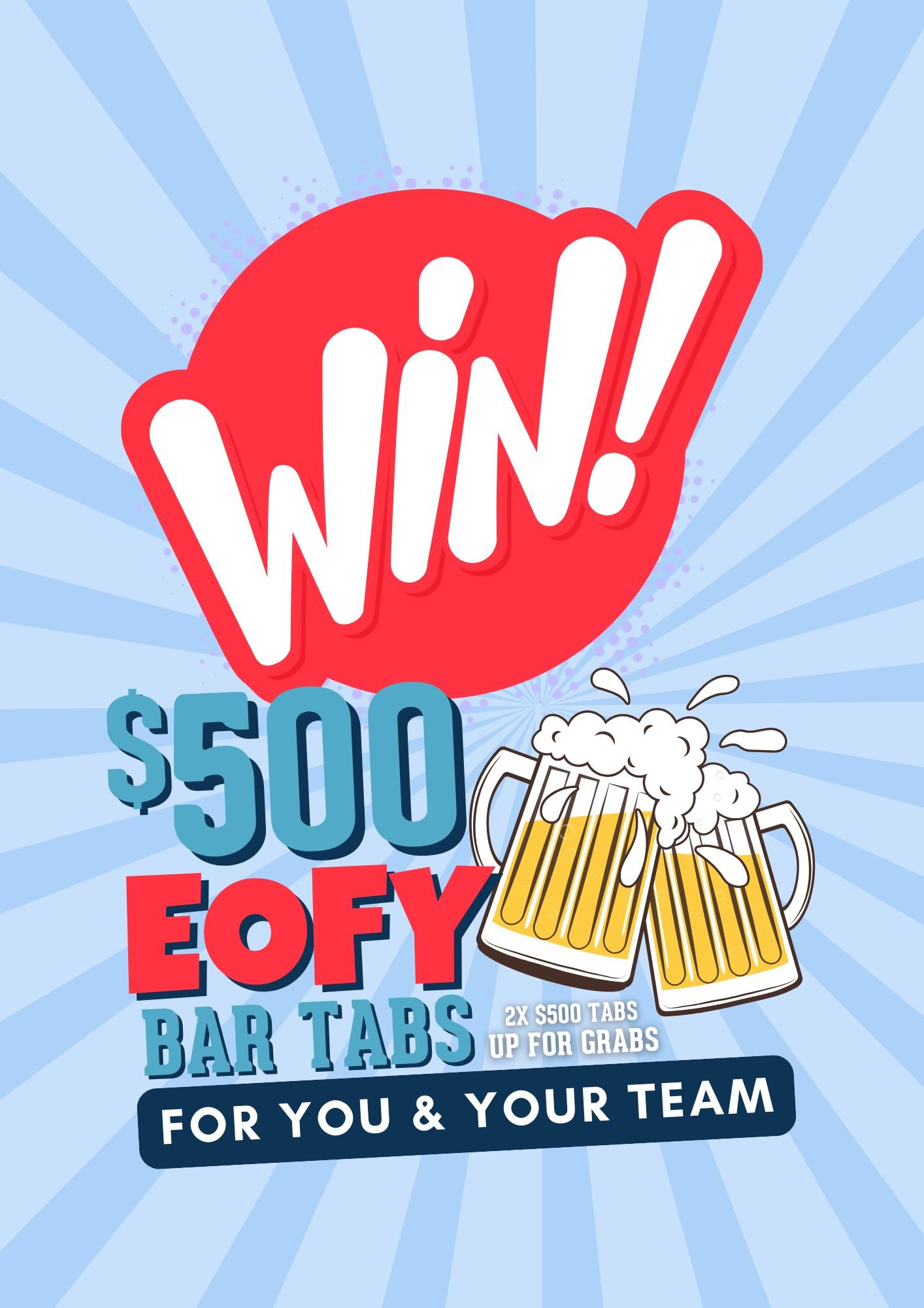 WIN an EOFY Bar Tab!