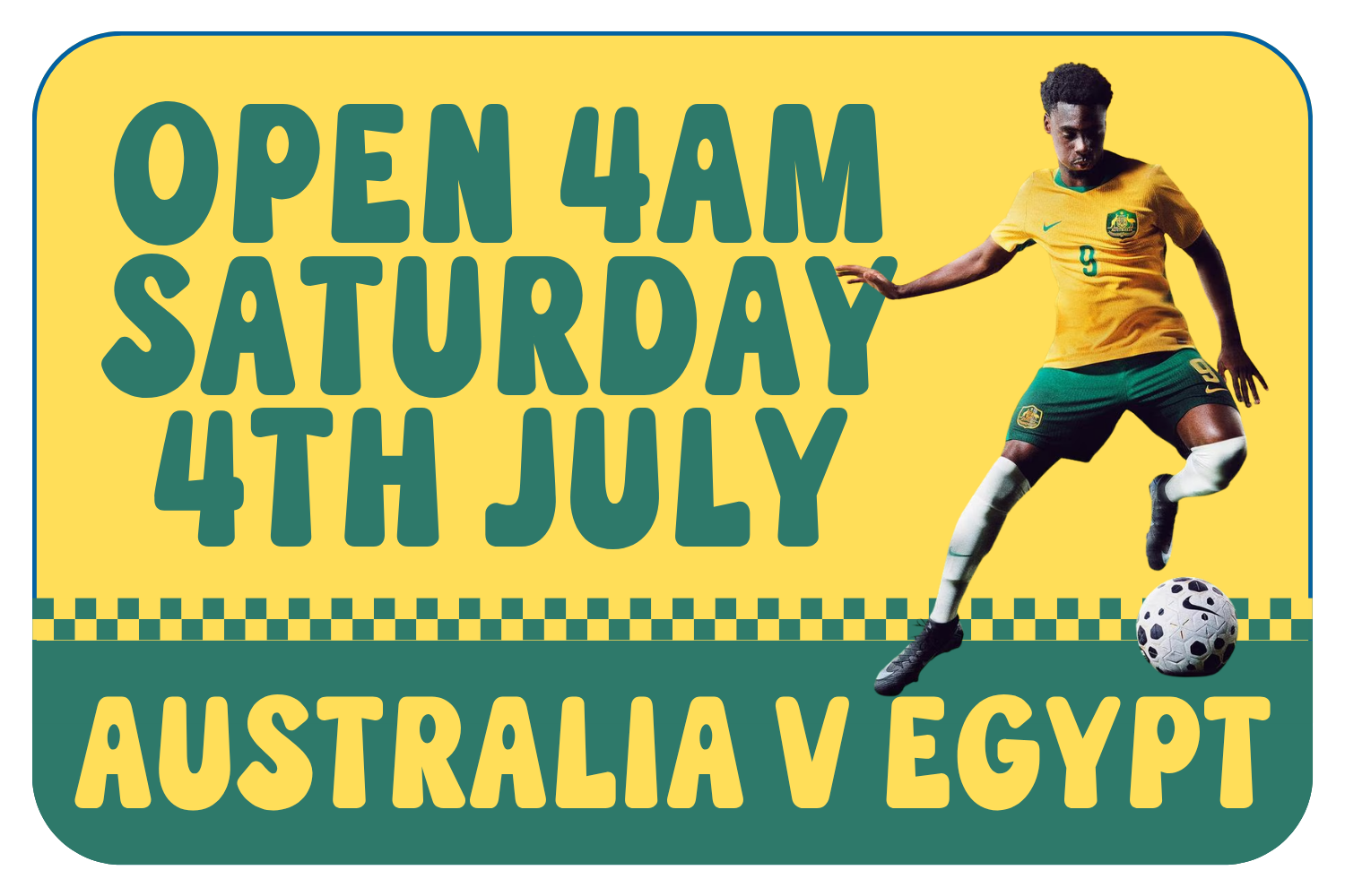 Australia v Egypt