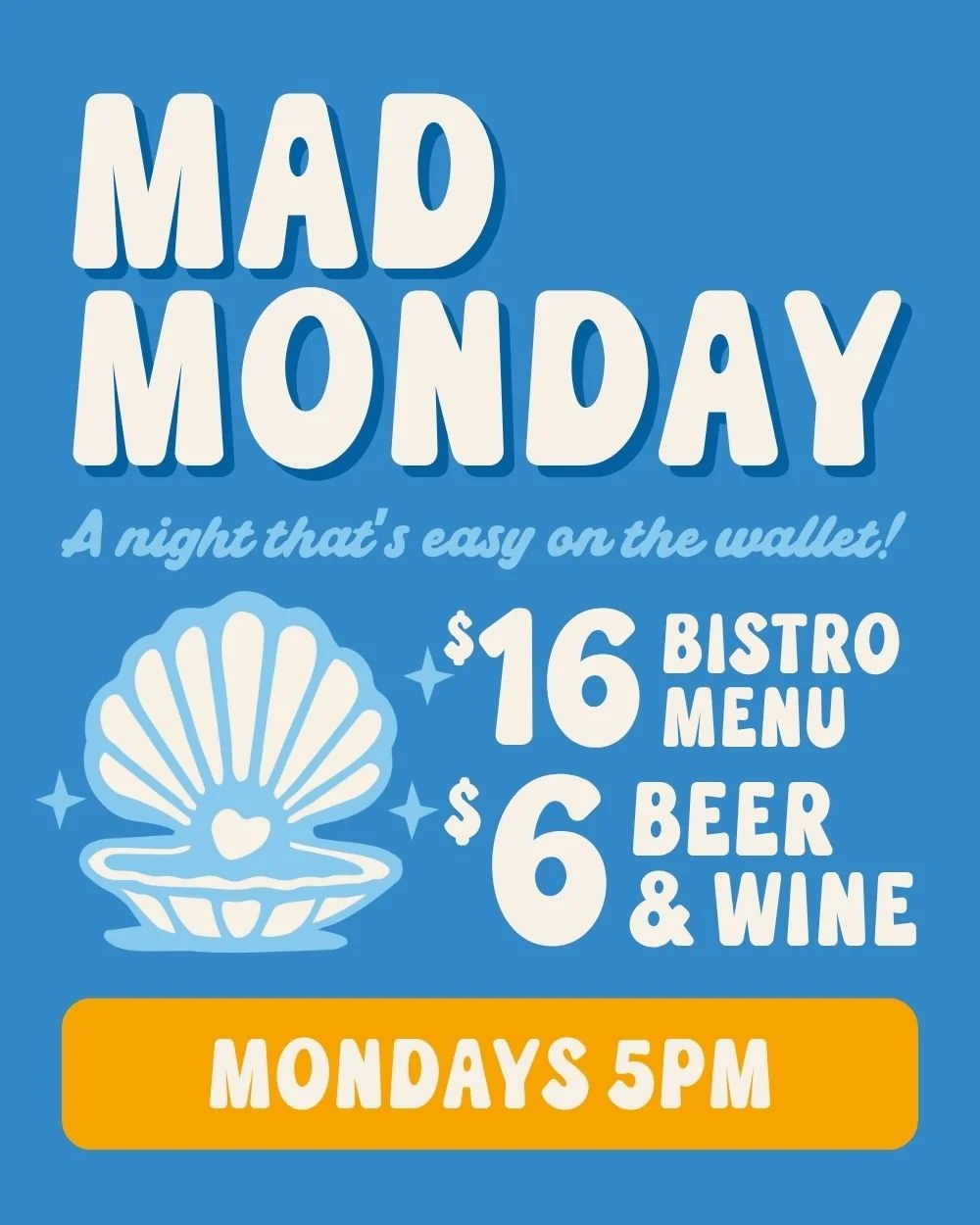 Mad Monday Menu