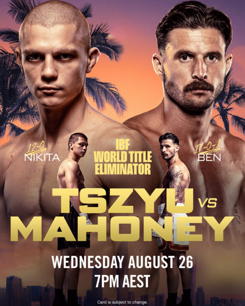 Nikita Tszyu v Ben Mahoney