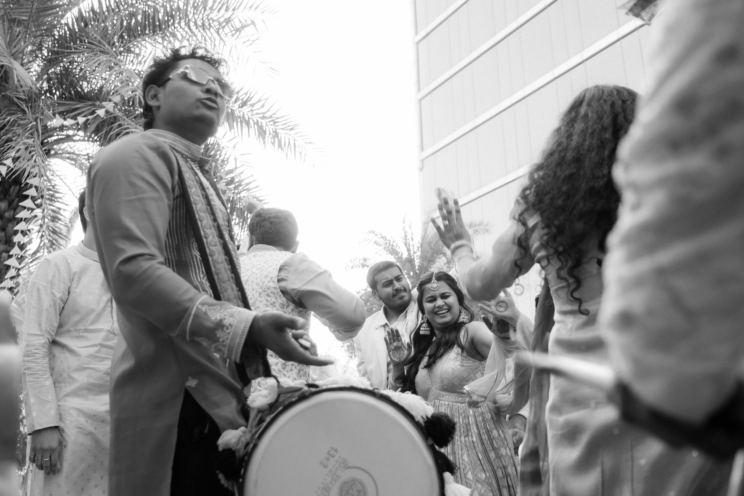 Guests Dancing At A Wedding Function