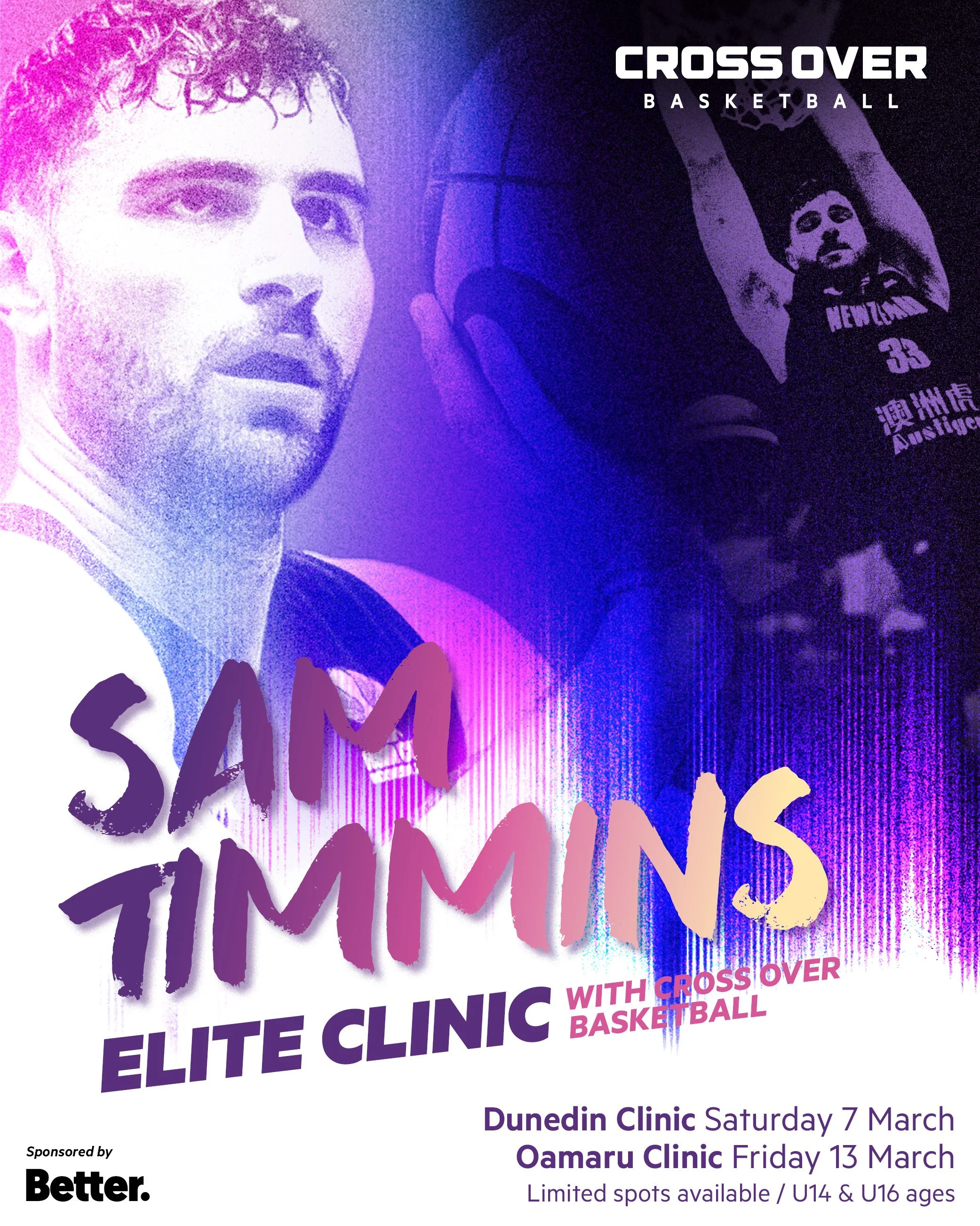 Sam Timmins Elite Clinic with Cross Over Basketball