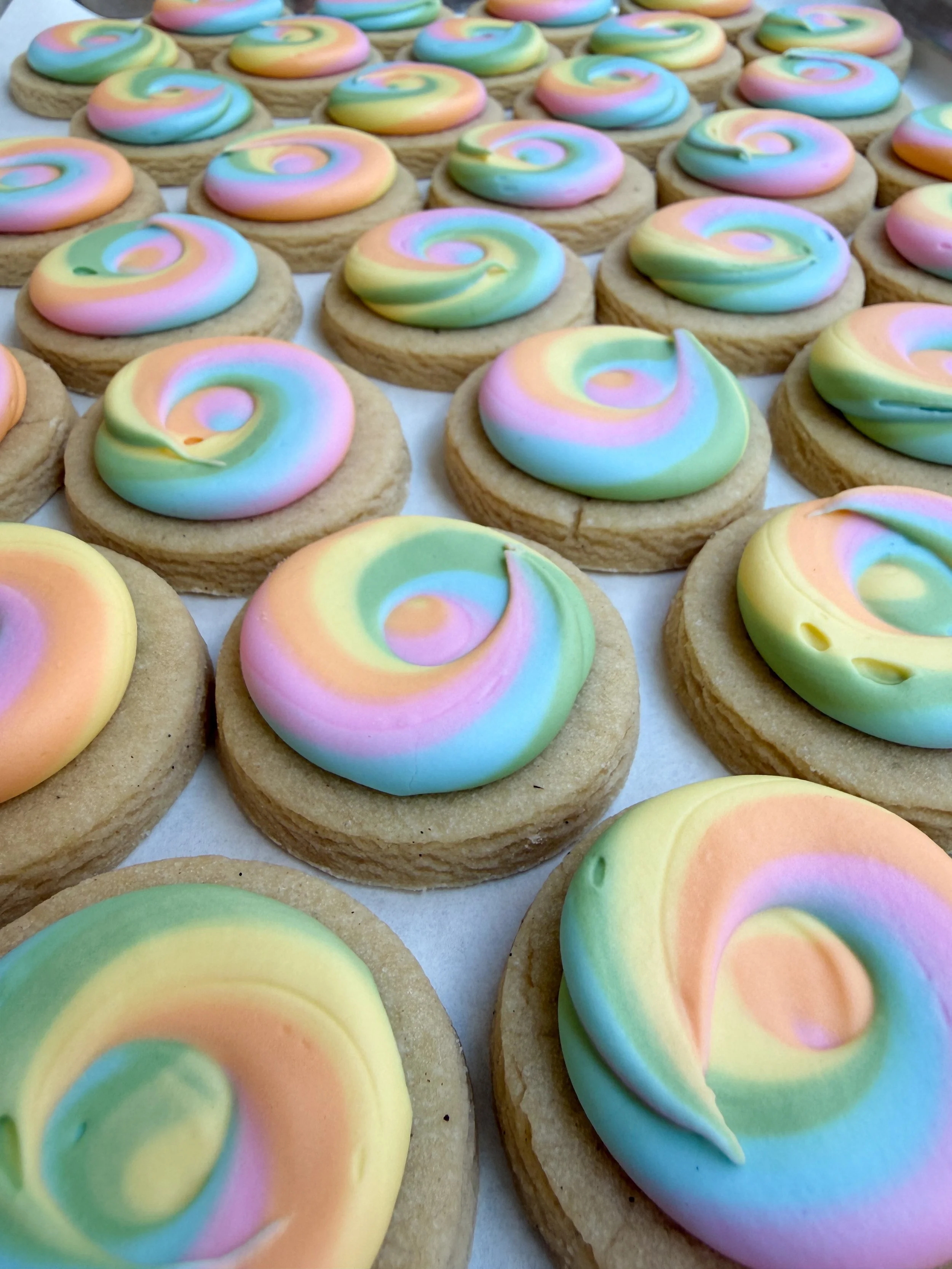 Rainbow Sugar Cookie Bites