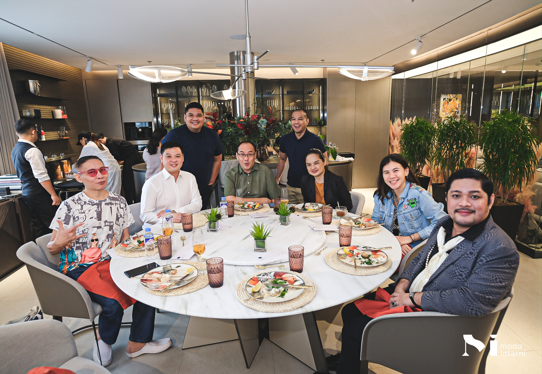 Media guests at Moda Interni