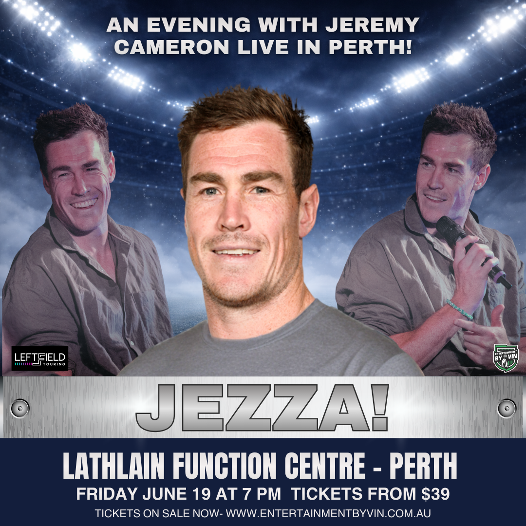 JEZZA! An Evening with Jeremy Cameron LIVE in Perth!