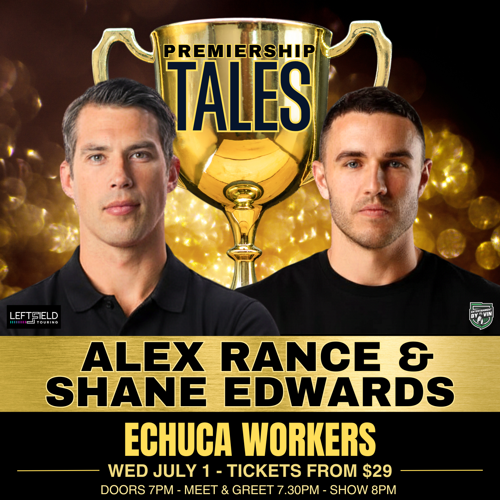 Premiership Tales feat. Alex Rance & Shane Edwards LIVE in Echuca!
