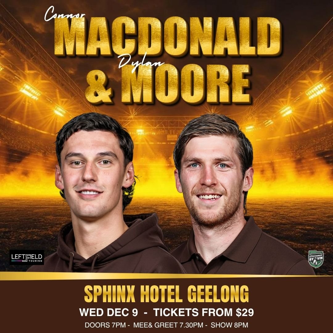 Connor Macdonald & Dylan Moore LIVE in Geelong!