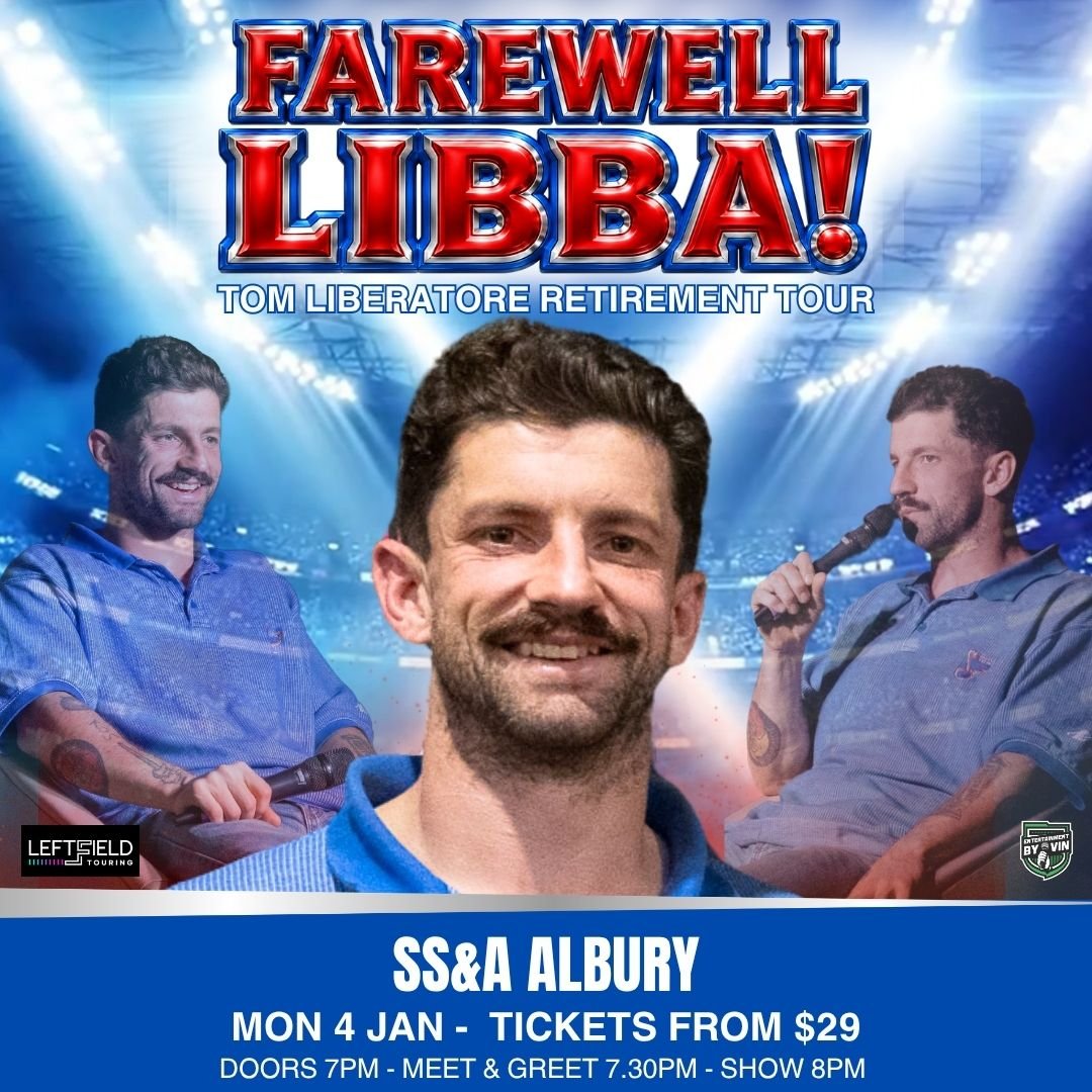Farewell Libba! Tom Liberatore Retirement Show LIVE in Albury!