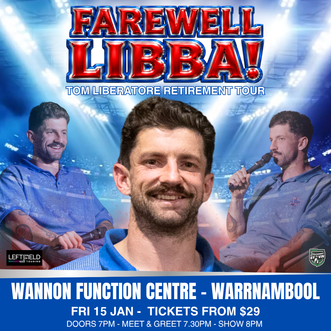 Farewell Libba! Tom Liberatore Retirement Show LIVE in Warrnambool!