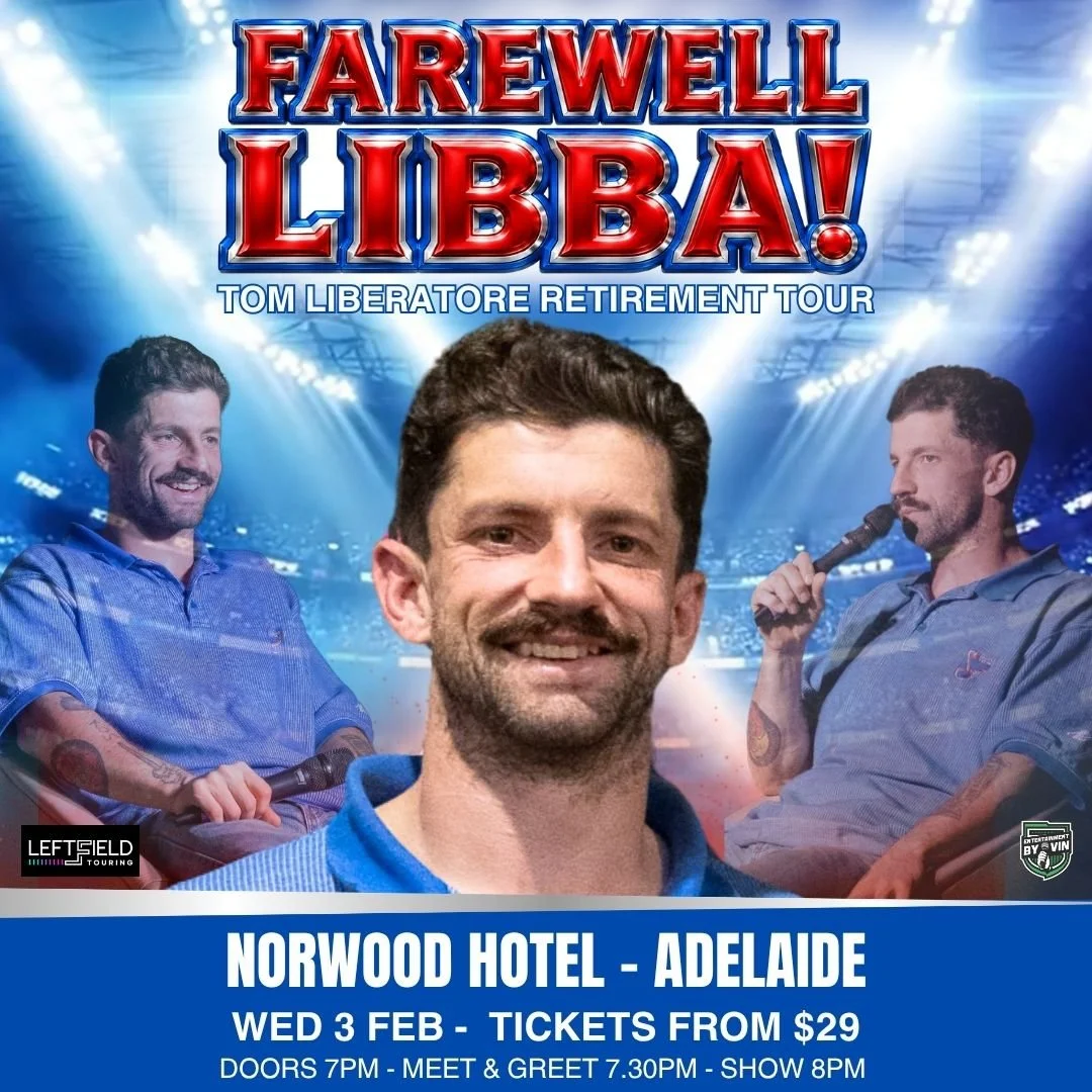 Farewell Libba! Tom Liberatore Retirement Show LIVE in Adelaide!