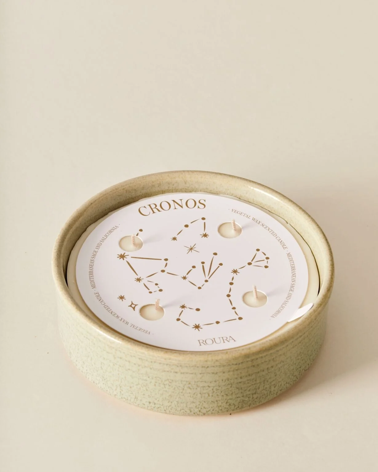 Roura Green Cronos Candle