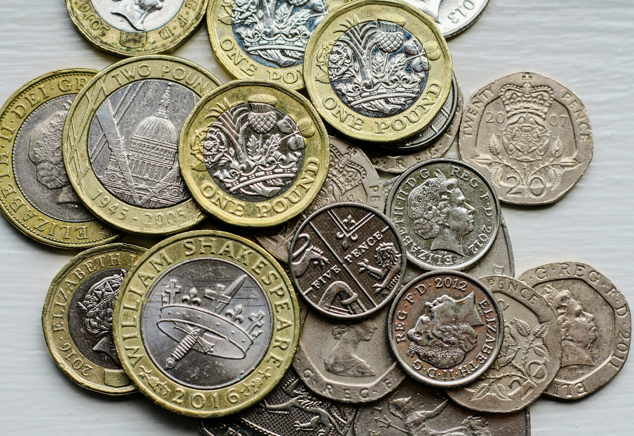 British coins, freelance copywriting tasks under £50