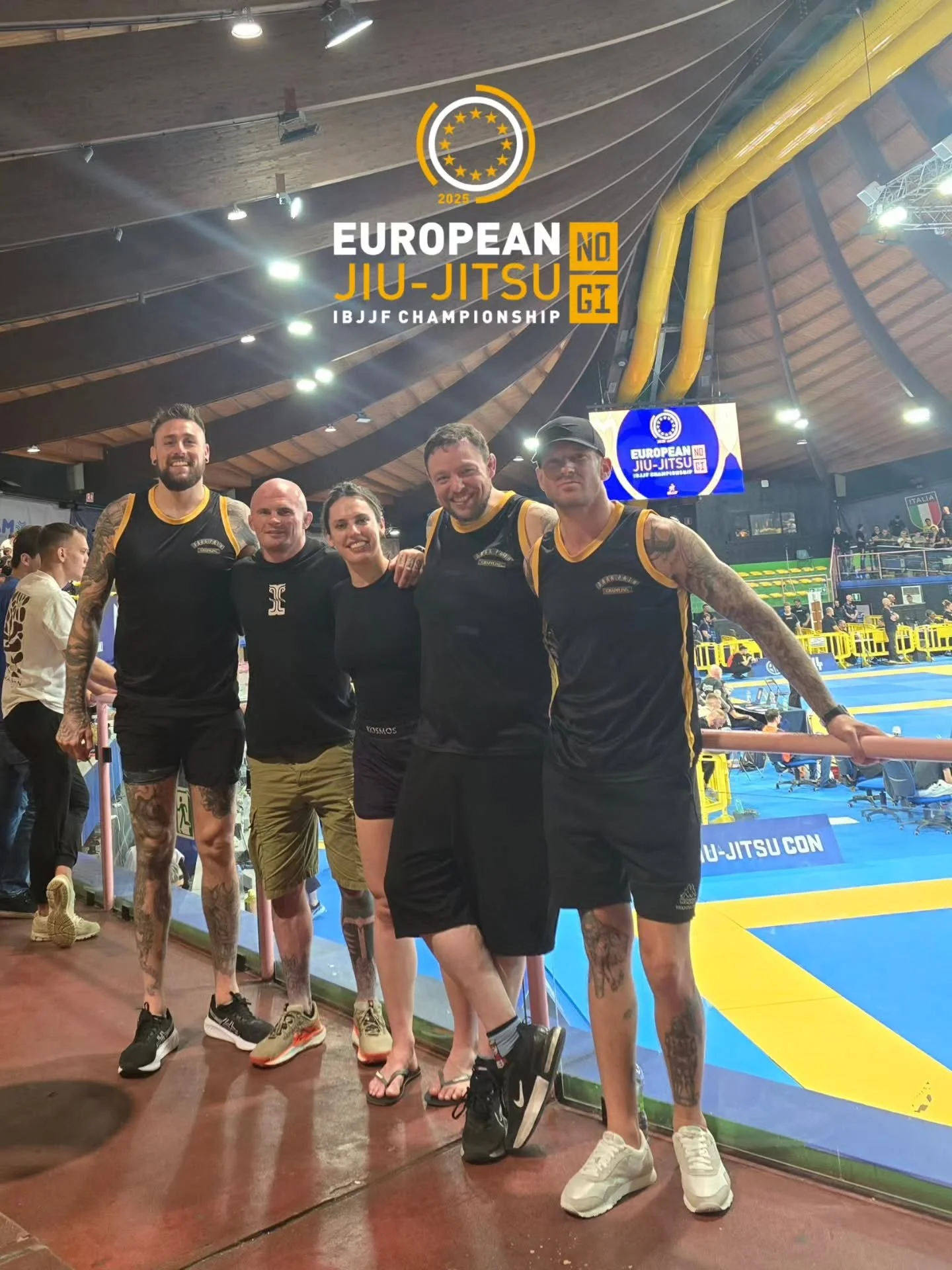 🇪🇺 European NoGi 2025 team! 
Laughs, banter, and loads of good food