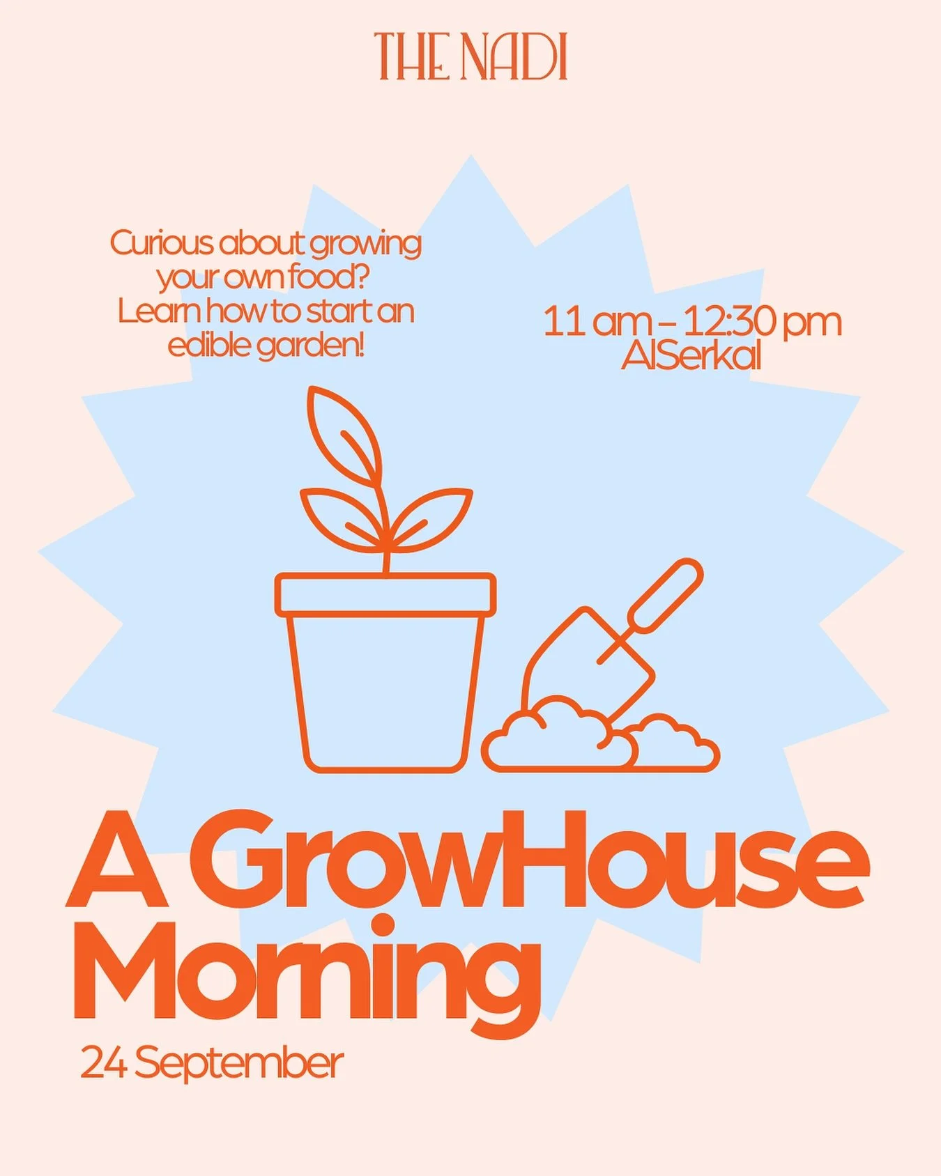 A GrowHouse Morning

Ever wondered what it takes to grow your own food? 🍅🥬
Join us for a hands-on session where you&rsquo;ll learn the basics of starting your own edible garden and discover how a little green can go a long way in daily life.

📅 Tu