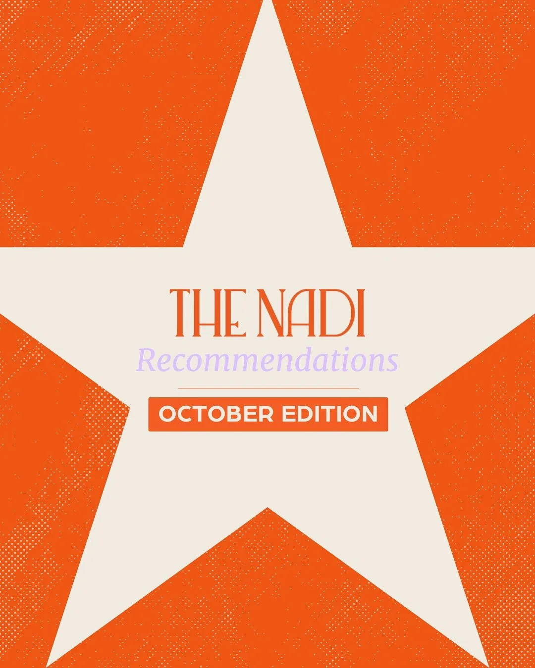 We love October - there is a buzz in the air as the weather turns and we know the UAE season is about to kick off. Here is what we are excited about this month.

💃EAT: Middle Child! It is worth the buzz! Some of your most loved comfort foods in a be
