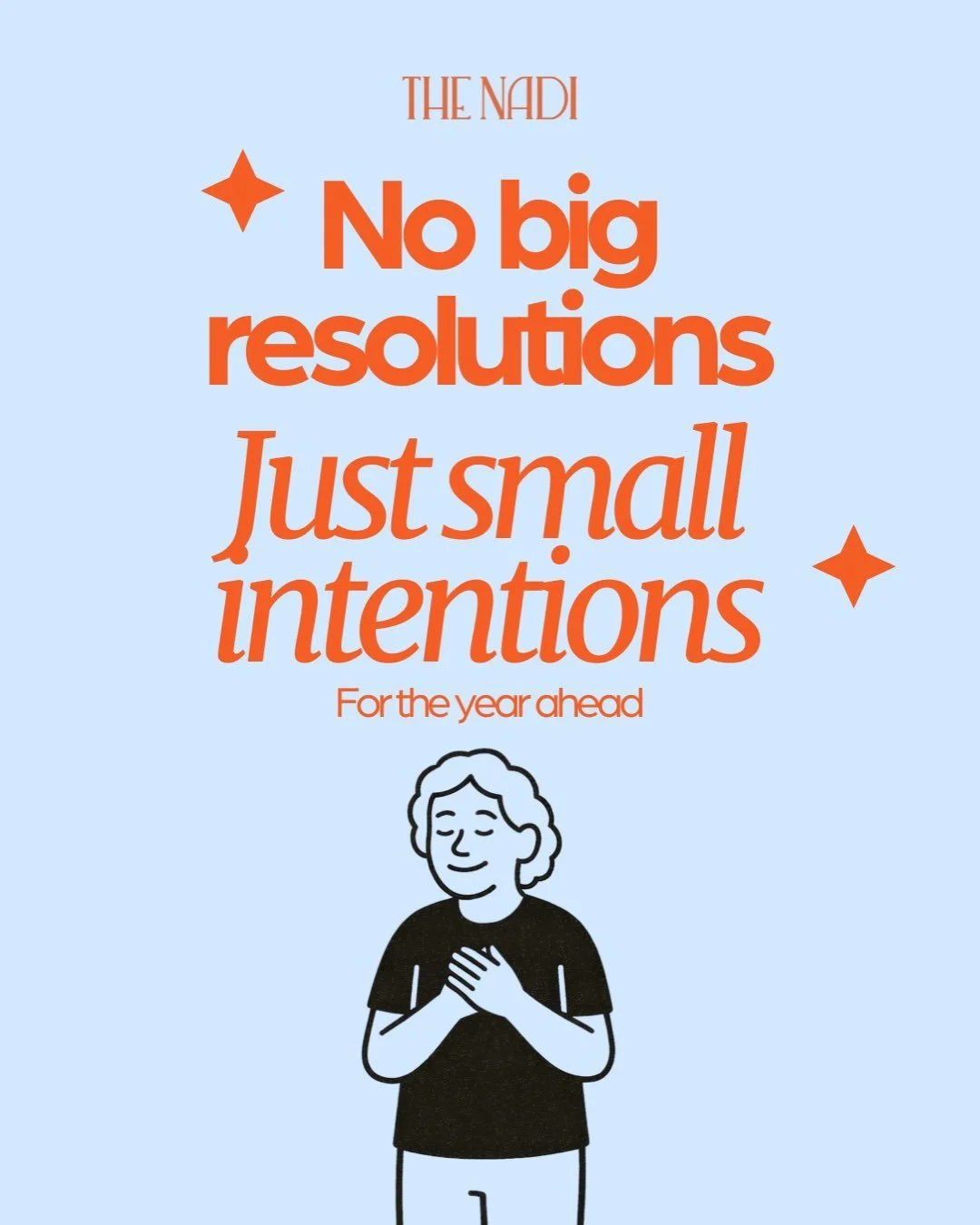 We&rsquo;re choosing to look at the New Year a little differently at the Nadi- no big, unachievable changes, just small moments and intentions that add up.⭐️