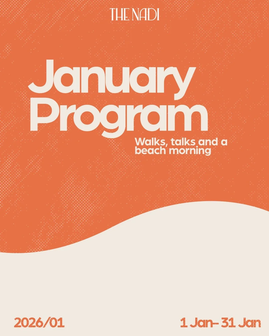 Starting the new year right at The Nadi!
January is about easing back in- moving a little, learning something new, and spending time with good people.

If you&rsquo;ve been wanting to connect, get outside, or simply do something that feels good (with